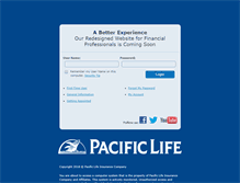 Tablet Screenshot of annuities.pacificlife.com